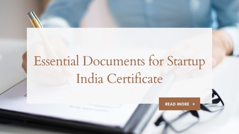 documents required for startup india certificate