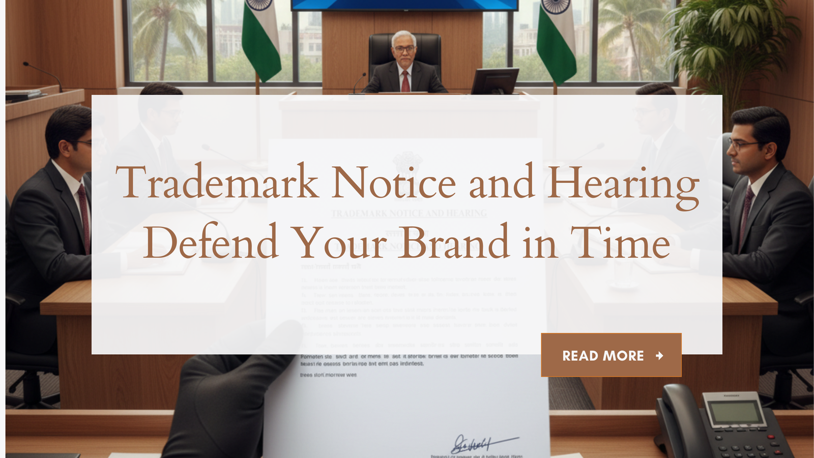 Trademark Notice and Hearing