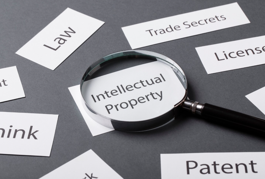Intellectual Property Rights and patent protection for startups in India with innovation documents and product development concept